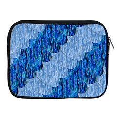 Texture Surface Blue Shapes Apple Ipad 2/3/4 Zipper Cases