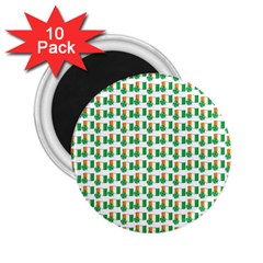 St-patricks Day Background Ireland 2 25  Magnets (10 Pack)  by HermanTelo