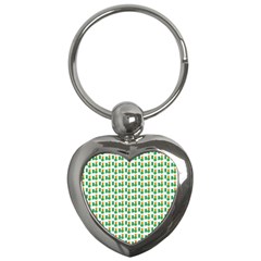 St-patricks Day Background Ireland Key Chain (heart) by HermanTelo