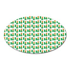 St-patricks Day Background Ireland Oval Magnet by HermanTelo