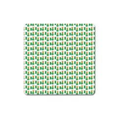 St-patricks Day Background Ireland Square Magnet by HermanTelo