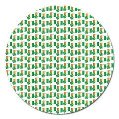 St-patricks Day Background Ireland Magnet 5  (round) by HermanTelo