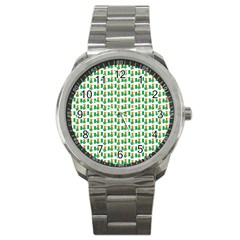 St-patricks Day Background Ireland Sport Metal Watch