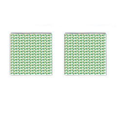 St-patricks Day Background Ireland Cufflinks (square) by HermanTelo