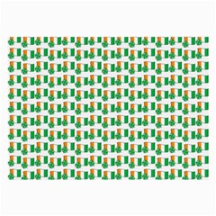 St-patricks Day Background Ireland Large Glasses Cloth by HermanTelo