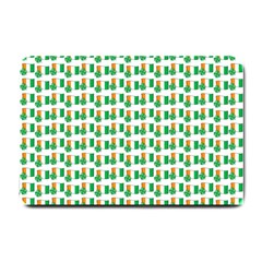 St-patricks Day Background Ireland Small Doormat  by HermanTelo