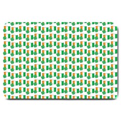 St-patricks Day Background Ireland Large Doormat 