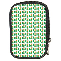 St-patricks Day Background Ireland Compact Camera Leather Case