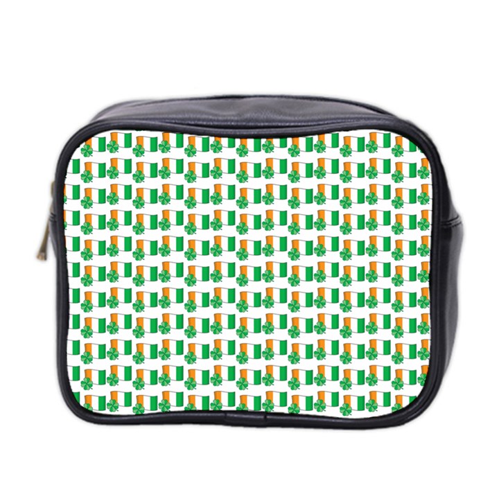 St-Patricks Day Background Ireland Mini Toiletries Bag (Two Sides)