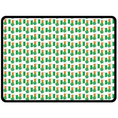 St-patricks Day Background Ireland Fleece Blanket (large) 