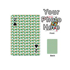 St-patricks Day Background Ireland Playing Cards Double Sided (mini) by HermanTelo