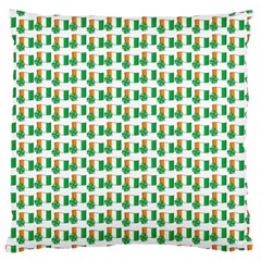 St-patricks Day Background Ireland Large Cushion Case (one Side)