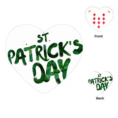 St Patrick s Day Playing Cards (heart) by HermanTelo