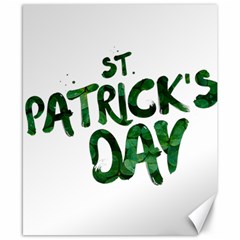 St Patrick s Day Canvas 8  X 10 