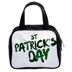 St Patrick s Day Classic Handbag (two Sides) by HermanTelo