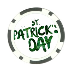 St Patrick s Day Poker Chip Card Guard (10 Pack)