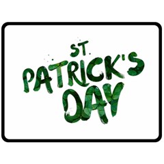 St Patrick s Day Fleece Blanket (large) 