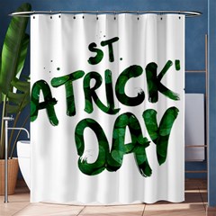 St Patrick s Day Shower Curtain 60  X 72  (medium) 