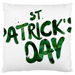 St Patrick s Day Large Cushion Case (two Sides)