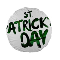 St Patrick s Day Standard 15  Premium Round Cushions