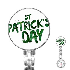 St Patrick s Day Stainless Steel Nurses Watch