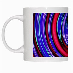 Swirl Vortex Motion White Mugs by HermanTelo