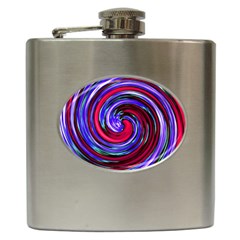 Swirl Vortex Motion Hip Flask (6 Oz) by HermanTelo