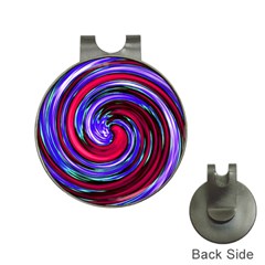 Swirl Vortex Motion Hat Clips With Golf Markers by HermanTelo