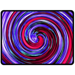 Swirl Vortex Motion Fleece Blanket (large) 