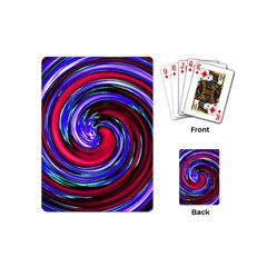 Swirl Vortex Motion Playing Cards (mini) by HermanTelo