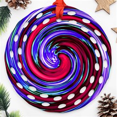 Swirl Vortex Motion Ornament (round Filigree)