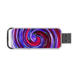 Swirl Vortex Motion Portable Usb Flash (one Side) by HermanTelo