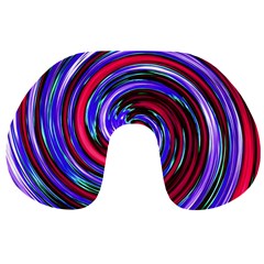 Swirl Vortex Motion Travel Neck Pillow by HermanTelo