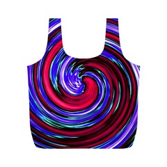 Swirl Vortex Motion Full Print Recycle Bag (m)