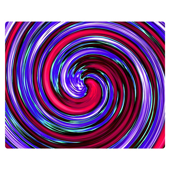 Swirl Vortex Motion Double Sided Flano Blanket (Medium) 