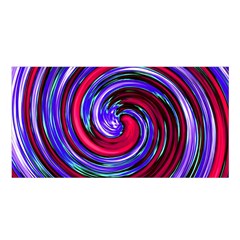 Swirl Vortex Motion Satin Shawl