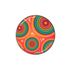 Texture Mosaic Pink Hat Clip Ball Marker