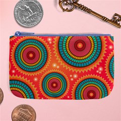 Texture Mosaic Pink Large Coin Purse