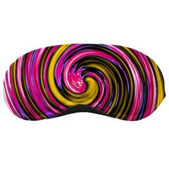 Swirl Vortex Motion Pink Yellow Sleeping Mask