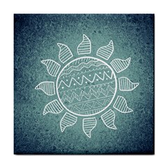 Sun Abstract Summer Tile Coasters by HermanTelo