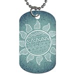 Sun Abstract Summer Dog Tag (One Side) Front