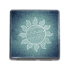 Sun Abstract Summer Memory Card Reader (square 5 Slot) by HermanTelo