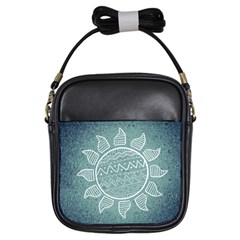 Sun Abstract Summer Girls Sling Bag