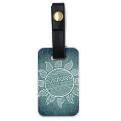 Sun Abstract Summer Luggage Tag (one Side)