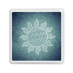 Sun Abstract Summer Memory Card Reader (square)