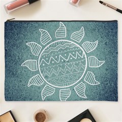 Sun Abstract Summer Cosmetic Bag (xxxl)