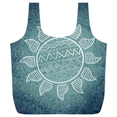 Sun Abstract Summer Full Print Recycle Bag (xl)