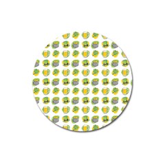 St Patricks Day Background Symbols Magnet 3  (round) by HermanTelo