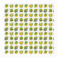 St Patricks Day Background Symbols Medium Glasses Cloth