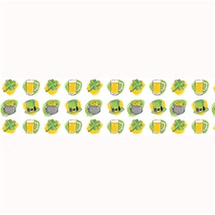 St Patricks Day Background Symbols Large Bar Mats by HermanTelo